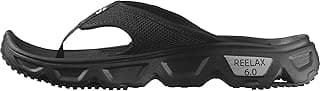 Reelax Break 6.0 Men's Recovery Flip Flops Cushioned Stride Instant Comfort and Long Lasting Versatile Style