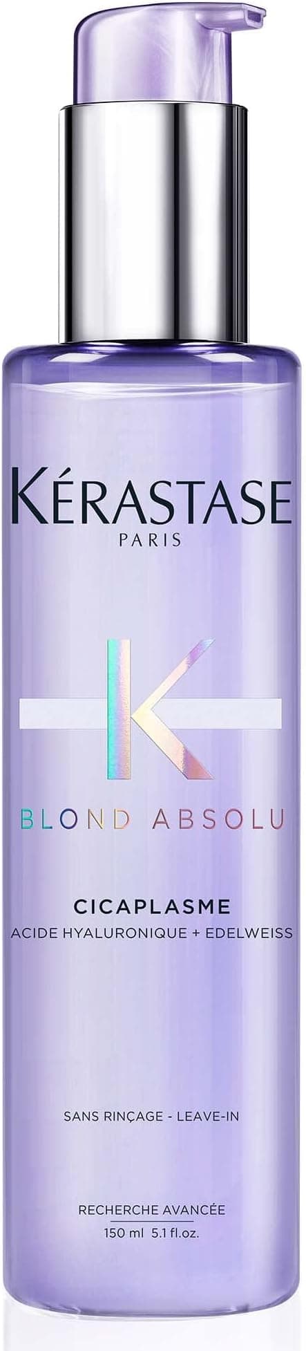 KÉRASTASE Blond Absolu - Cicaplasm - Thermo-Protective Hair Serum - Intense Repair & Shine - Hyaluronic Acid - Edelweiss & UV Filters - Bleached or Highlighted Blonde Hair - 150 ml - Image 1
