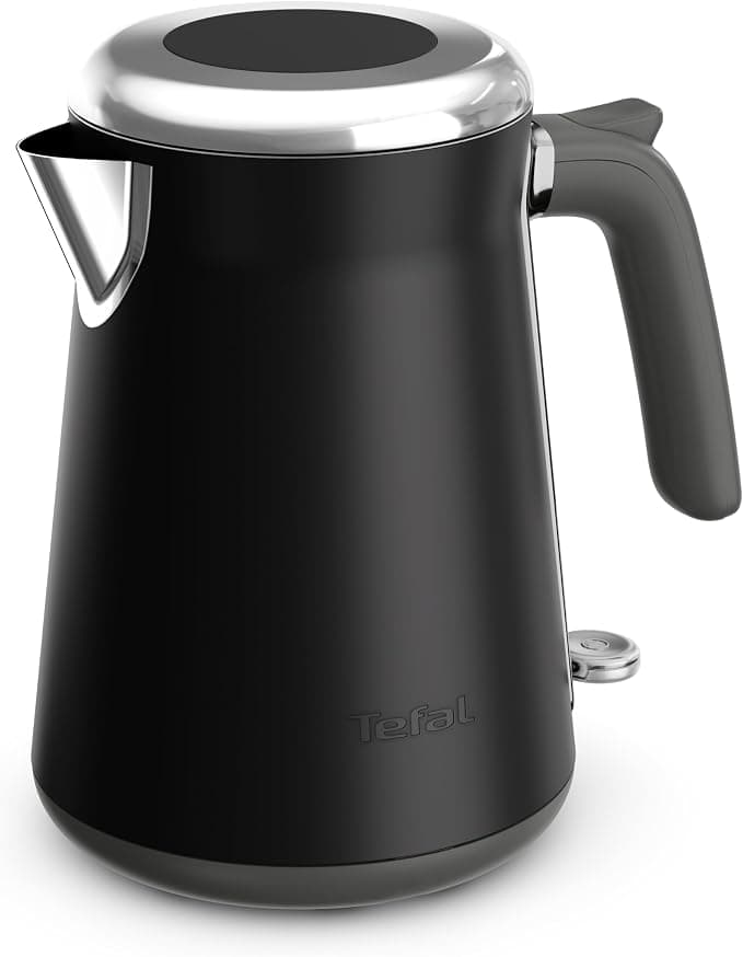 Tefal Collection, Stainless steel kettle, Easy filling and cleaning, Black, KI6668E0 - Image 1