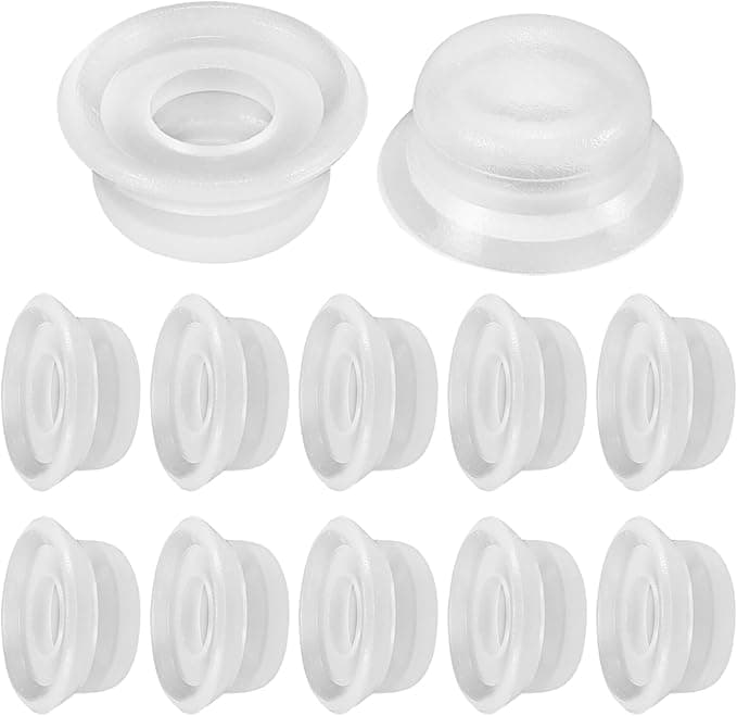DECHOUS 12 x Silicone Gaskets for Pressure Cooker Float Valves High-Temperature Resistant Replacement Seals Compatible with Instant Pot Duo and More Flexible Pressure Pot Accessories - Image 1