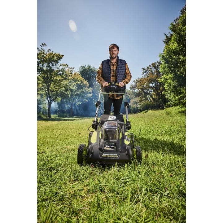 RYOBI 36V MaxPower Brushless Towed Lawnmower - 51 cm Cut - 1 x 6.0Ah Battery - 1 x Fast Charger - RY36LMX51A-160 - Image 5