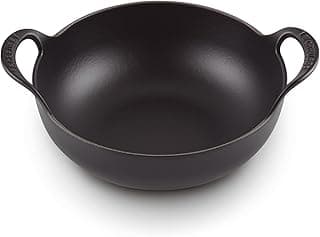 Le Creuset Le Creuset Plat Balti en Fonte émaillée 24 cm, 2,7 litres, Noir Mat, 20142240000460