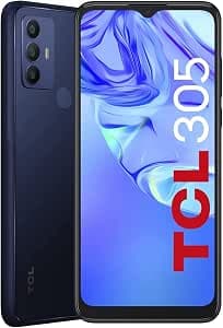 TCL 305 Smartphone 64GB, 2GB RAM, Dual Sim, Atlantic Blue