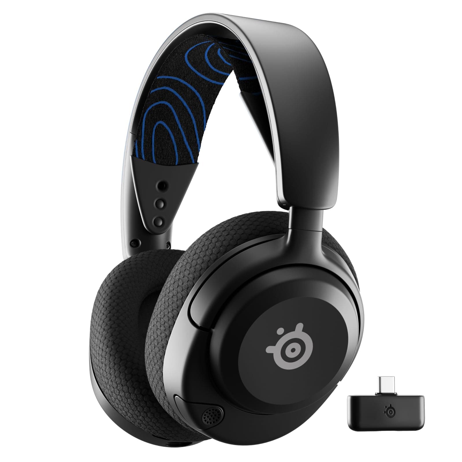 SteelSeries Arctis Nova 5P PS5 Wireless Gaming Headset - Neodymium Magnetic Speakers - 100+ Audio Profiles - 60h Battery - 2.4GHz or BT - ClearCast Gen 2.X Mic - For PS4/5, PC, Switch, Mobile - Image 1