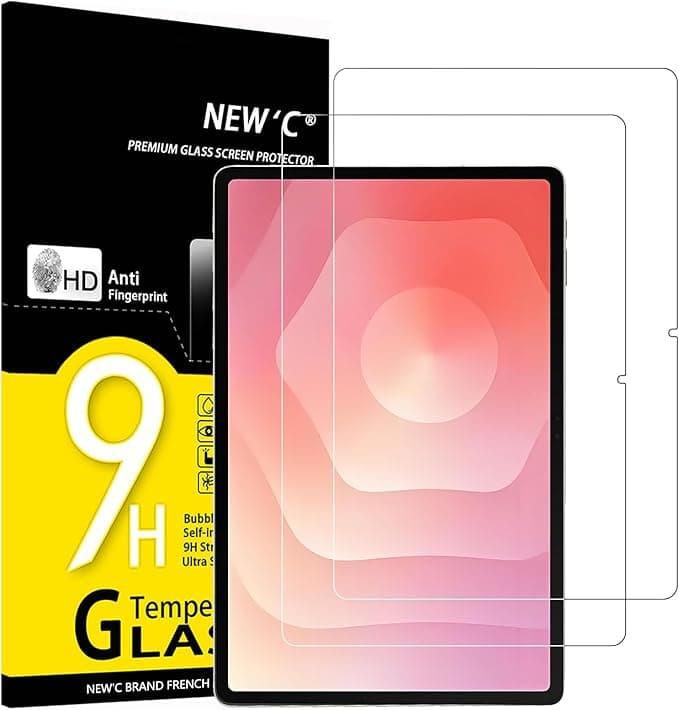 NEW'C Samsung Galaxy Tab S11 Screen Protector, Tempered Glass Screen Protector Film for Samsung Galaxy Tab S11, Heavy Duty (0.33mm HD Ultra Clear)