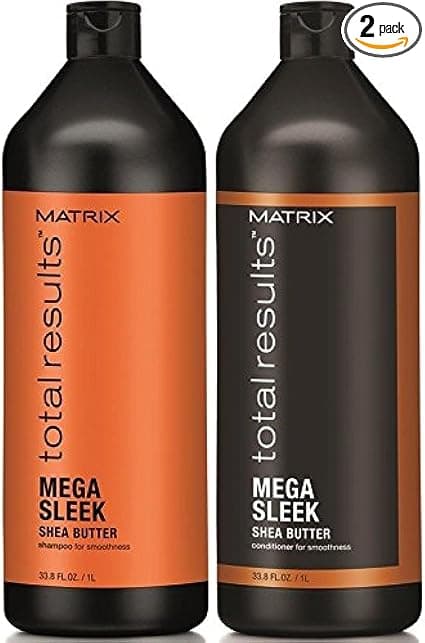 Matrix Total Results Sleek Shampoo & Conditioner Liter Duo 96 g by Matrix - Image 1