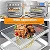 Cuisinart TOA-60 TOA-65 TOA-70 Air Fryer Pan & Basket, Toaster, Convection Oven, 30.5 x 29 cm, Stainless Steel Basket, Dishwasher Safe - Image 6