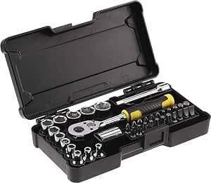 Stanley STMT82672-0 Socket Set Compact ¼'' Set of 37 Pieces