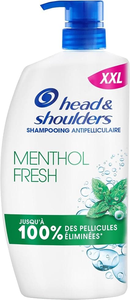 Head & Shoulders Menthol Fresh Anti-Dandruff Shampoo, Pump 800 ml; Daily Use; Up to 100% of Dandruff Removed, Clinically Provented; All Hair and Scalp Types - Image 1