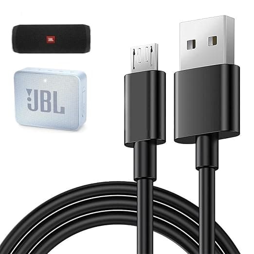 JBL Charging Cable for Charge 2+, Charge 3, Flip 4, Pulse 3, Clip Plus, Xtreme Speakers