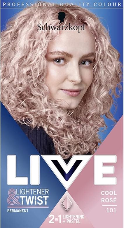 Schwarzkopf LIVE Lightener Plus Twist Permanent Hair Colour Pink 101 100ml - Image 1