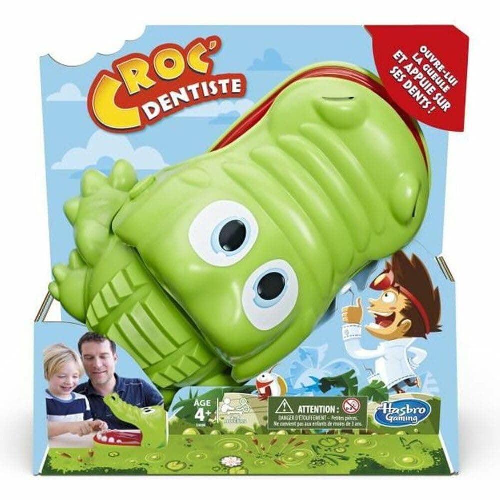 Hasbro Gaming Croc' Dentiste – Board Game for Little Ones – Fun Game – 4 Years and More – French Version - Image 1
