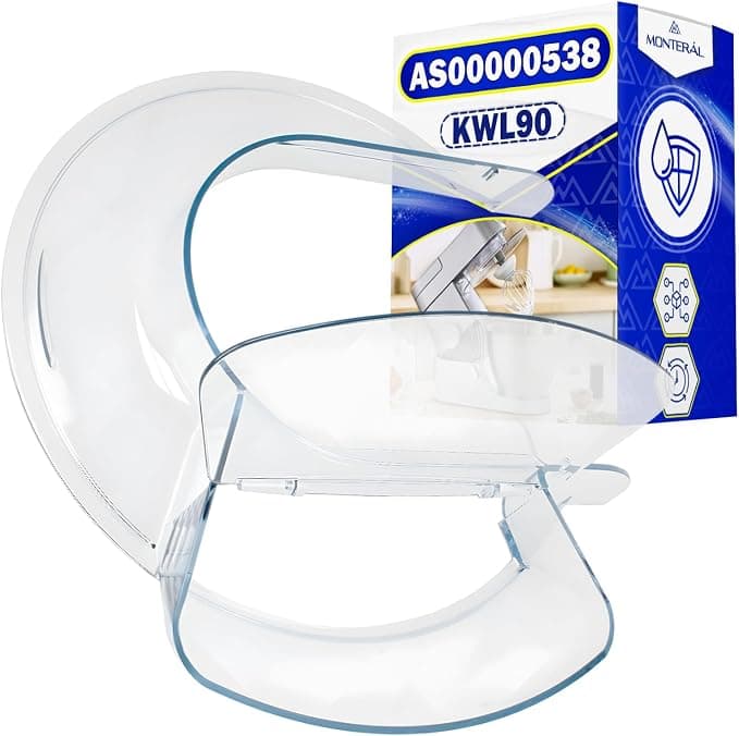 MONTERAL Anti-Splash Lid for Kitchen Processor with Original Code AS00000538 for Kenwood Titanium Chef Patissier XL KWL90 - Image 1