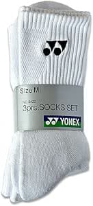 Yonex 8422 Pack of 3 Pairs of Sports Socks, Size 6-10