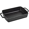 STAUB Cast Iron Baking Dish, Rectangular, 30 x 20 cm, 3.15 L, Matte Black - Image 2