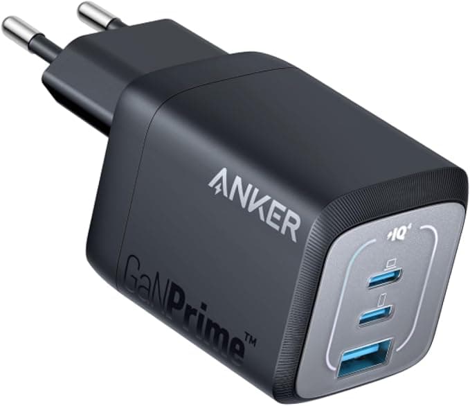Anker Prime USB C Fast Charger 67W GaN Compact Foldable 3 Port Charger for MacBook Pro/Air, iPad, iPhone 16 Plus Pro Max 15 14 13 12, Galaxy S23/S22, Note20, Pixel, Apple Watch, and More