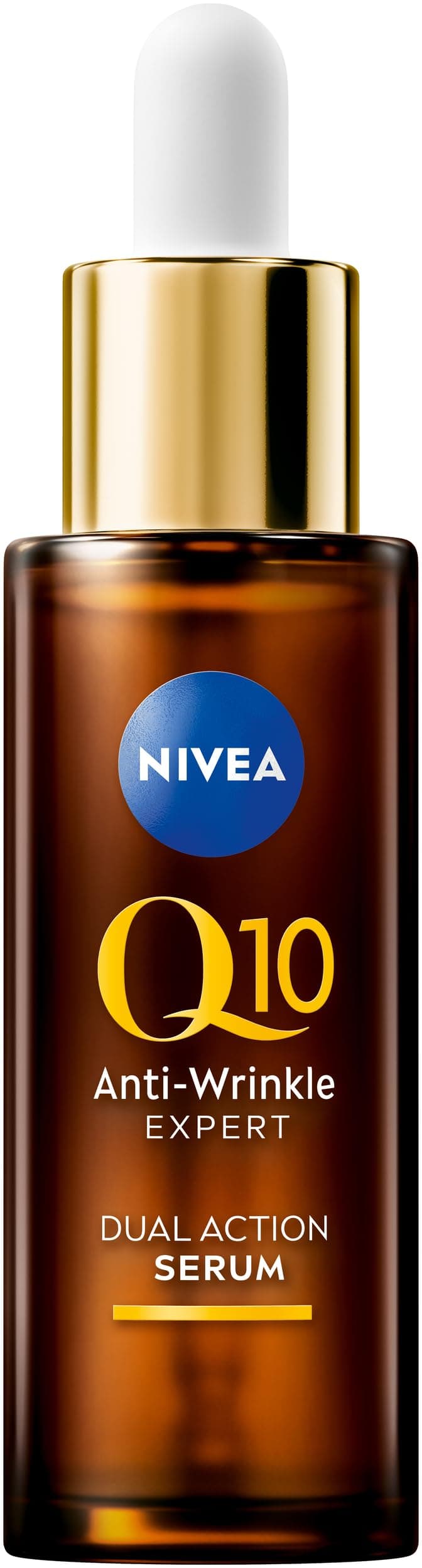 NIVEA Sérum anti-âge anti-rides avec Q10 atténue les rides et prévient leur nouvelle apparence, sérum raffermissant pour le visage avec glycostop, sérum anti-rides Q10 Expert Dual Action Sérum (30 ml) - Image 3
