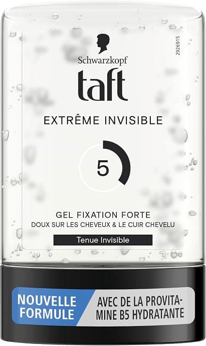 Taft - Schwarzkopf - Styling Tube Gel - Extreme Invisible Gel - Invisible Hold - Strong hold - Gentle on hair - Long lasting hold - No sticky effect - Formula Provitamin B5-300ml - Image 1
