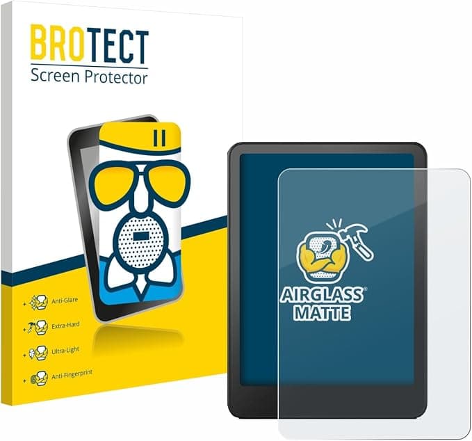 brotect Anti-Reflet Protection d'Écran Verre Mat pour Amazon Kindle Paperwhite 2024 Signature Edition (12. Gen.) - Film Protecteur Vitre 9H - Image 1