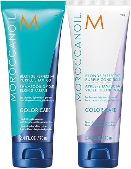 Perfect Violet Blonde Shampoo and Conditioner Duo Moroccanoil