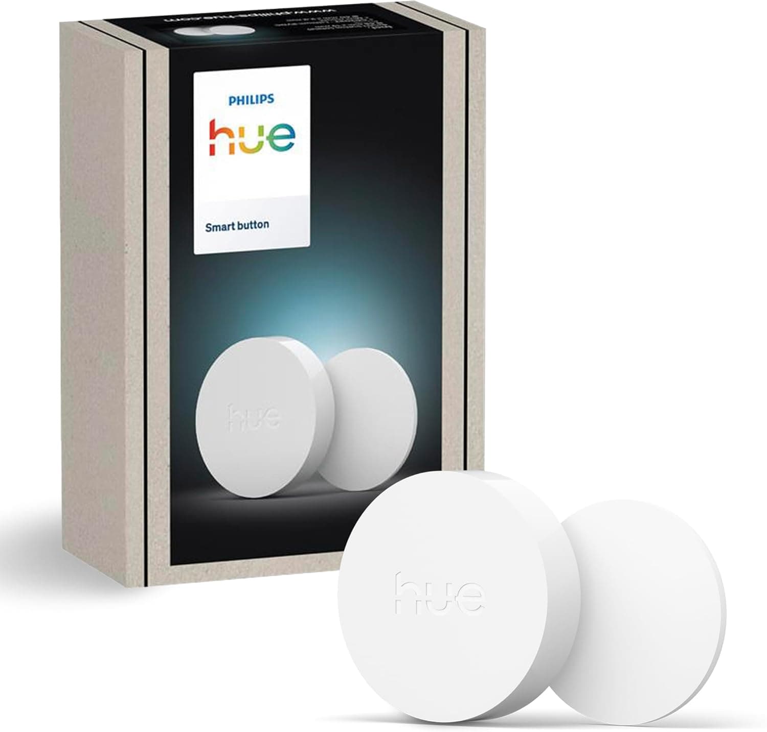 Philips Hue Smart Button New Generation Wireless Smart Light Control Accessory for Living Rooms Bedrooms
