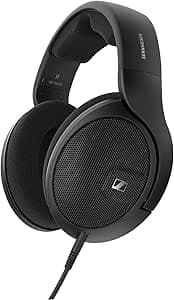 Sennheiser HD 560S, On-Ear Open Reference Headphones for Audio Enthusiasts - Black