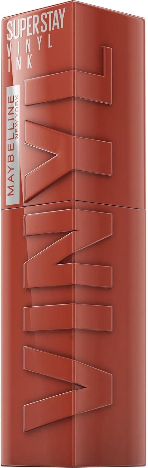 Maybelline New York - Liquid Lipstick - Glossy Vinyl Effect - Long-lasting - SuperStay Vinyl Ink Nude Shock - Shade : Extra (130) - Image 1