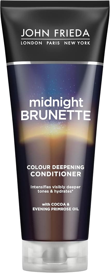 John Frieda Midnight Brunette Moisturizing Conditioner for Brown Hair 250ml - Image 1
