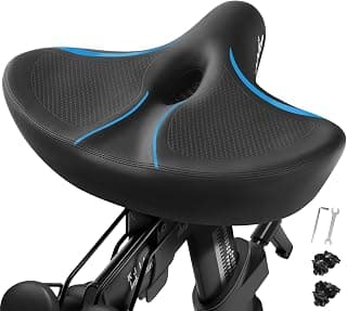 Selle de vélo surdimensionnée pour Peloton Bike & Bike+, siège de vélo Confortable de Rechange pour Homme et Femme, Selle de vélo Extra Large Compatible avec Les vélos Peloton, Echelon, Exercise