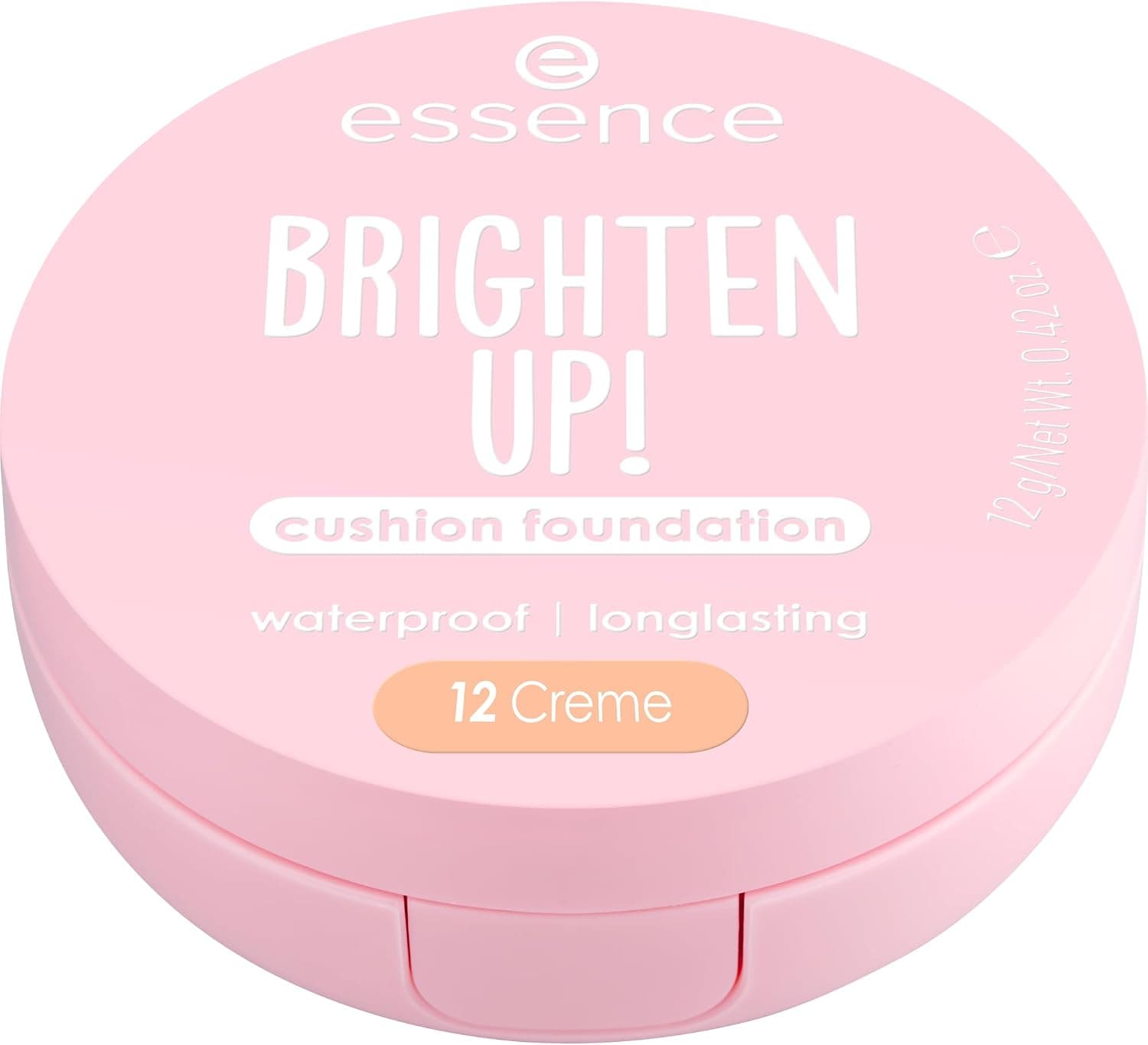 Essence Cosmetics Brighten Up! Cushion Foundation Fond de Teint, Longue Durée, Éclaircissant, Naturel (12g) - Image 1