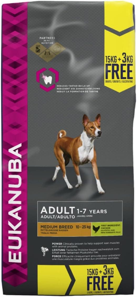 Eukanuba EUKANUBA - EUKANUBA Medium Breed Chicken Adult kg 15+3 - SECC.00033