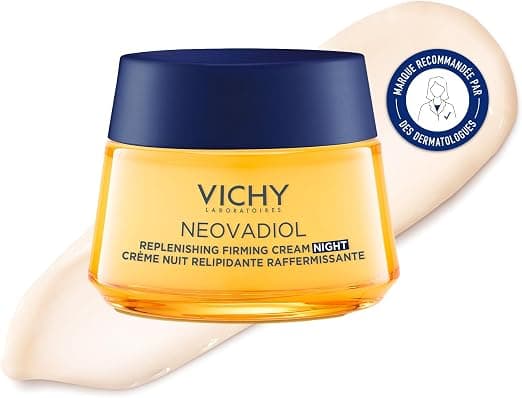 Vichy, Neovadiol, Post-Menopause Night Cream, Enriched with Vichy & Proxylan Volcanic Water, For Mature Skin, 50 ml