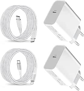 25W Charger and Cable for iPad Pro 13,A16 12.9,11 2024 2023 2022 2021 2020 2019 2025, iPad Air 5 4, Mini 6/iPhone 17 16th 16 15 14 13 12 11/Apple i- Pad Air 2 3 4 5/Mini 3 4 5 6/iPad 8th 9th 10th