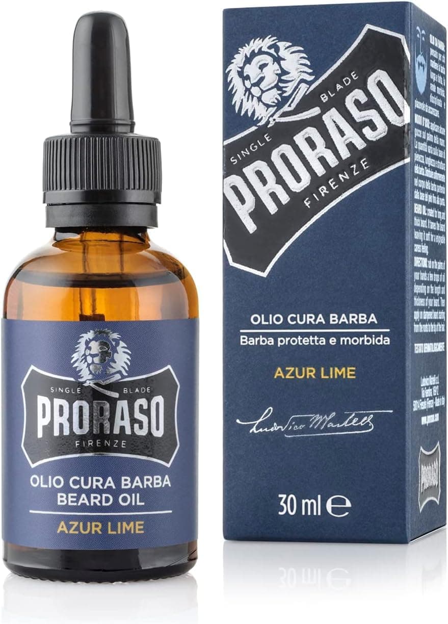 Proraso | Huile à barbe Azur Lime (flacon de 30 ml) – Huile pour barbe adoucissante et protectrice pour les barbes longues et hirsutes – Fabriquée en Italie - Image 10
