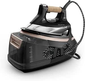 Rowenta Eco Steam Pro, Boiler Iron, Steam Jet up to 600g/min, Steam Distribution up to 150g/min, Energy Saving, Eco-Friendly Design, DG9661