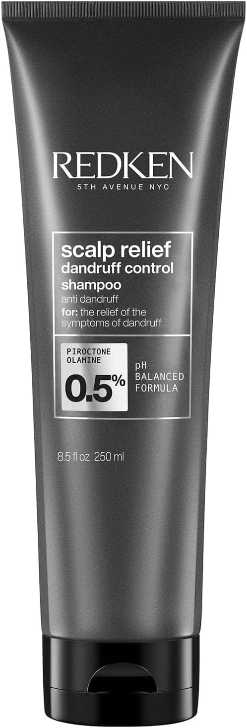 REDKEN - Moisturizing & Soothing Anti-Dandruff Shampoo - Clarifies & Relieves Scalp - Vegan - Zinc Pyrithione - Dry Hair & Sensitive Scalp - Scalp Relief Dandruff Control - 250ml - Image 1