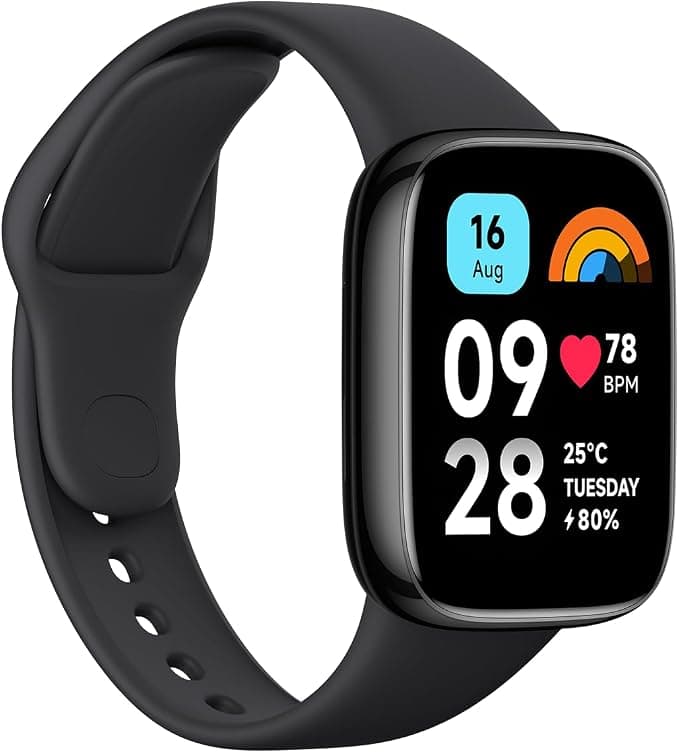 XIAOMI Redmi Watch 3 Active Smartwatch with Black Strap
