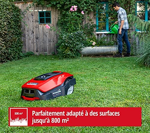 Einhell FREELEXO 800 LCD BT Robot Lawnmower (up to 800 m², Multi-Zone Mode, Bluetooth Control Via Mobile App, for slopes up to 35%, Sold with Installation Accessories) - Image 7