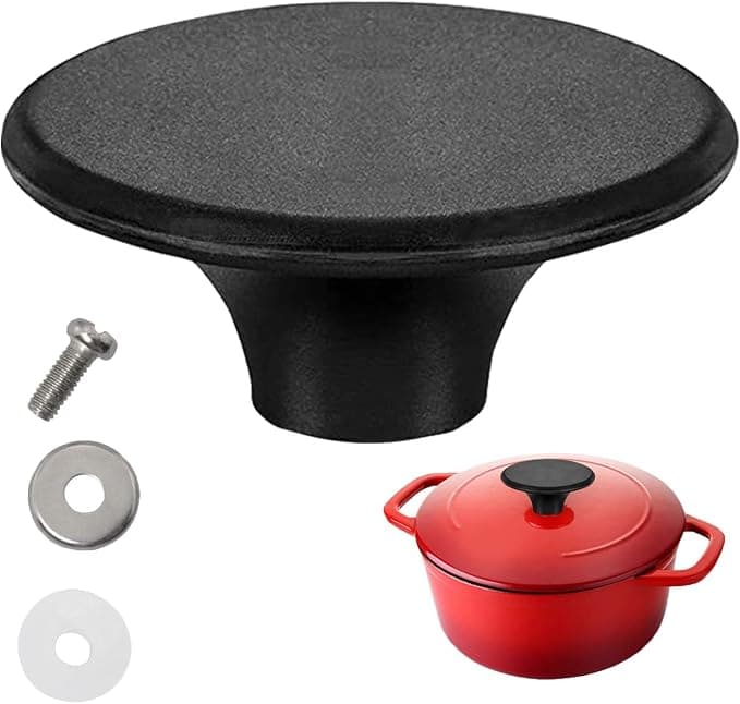 Bouton de rechange pour four hollandais compatible avec le Creuset - Poignée de rechange pour cocotte Lodge, Aldi et autres fours hollandais en fonte émaillée (lot de 1) - Image 1