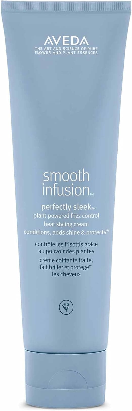 Aveda Smooth Infusion Perfectly Sleek | Heat Protection for Curly and Curly Hair | Curl Definition Cream | Anti-Frizz | 97% Natural Origin*, 150 ml - Image 1