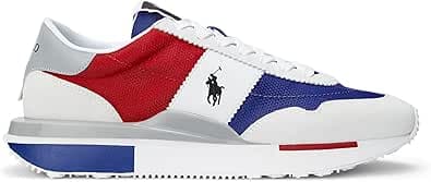 Polo Ralph Lauren Men's Sneakers Train 89 Logo Leather & Oxford
