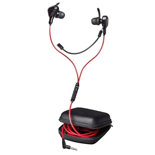 Trust Gaming GXT 408 Cobra In-ear Gaming Headphones, In-Ear Gaming Headset with Microphe, 1.4 m Cable for PC, Earphones for Mobile, Nintendo Switch, PC, PS4, and Xbox One 1.2 – Black - Image 2