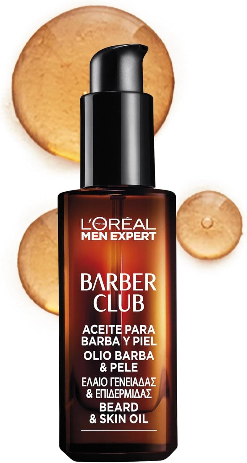 L'Oréal Paris Men Expert - Produit pour barbe, Gamme Barber Club Huile disciplinante