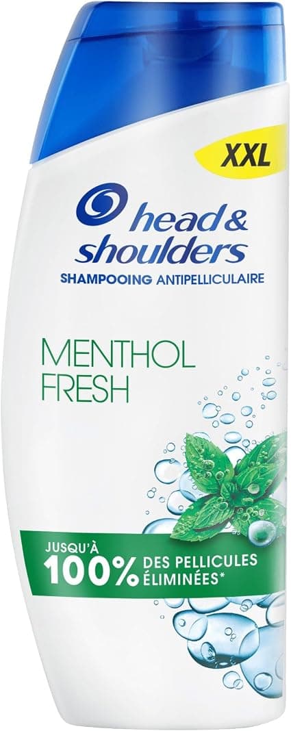 Head & Shoulders Menthol Fresh Anti-Dandruff Shampoo 620 ml. Daily use. Up to 100% of dandruff eliminated, clinically proven. All Hair and Scalp Types - Image 1