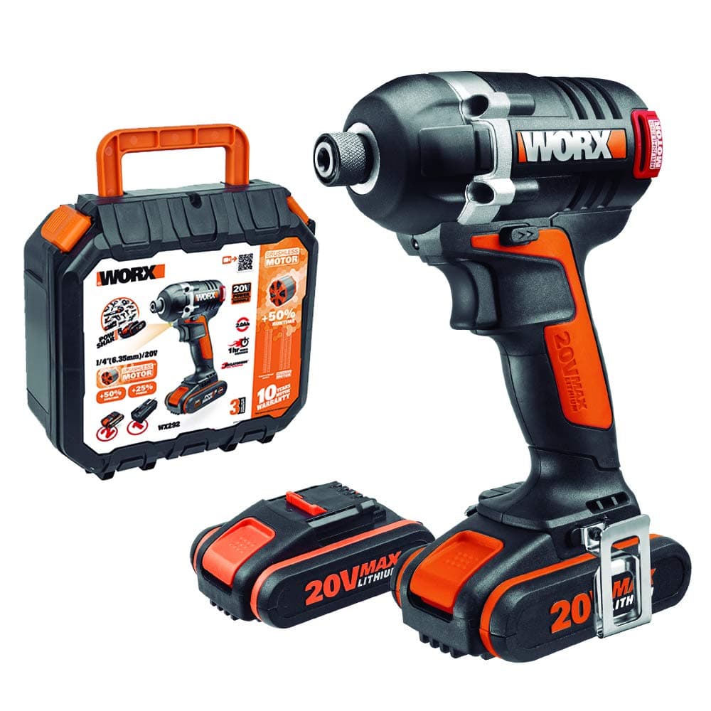 Visseuse à chocs Brushless 20 V 2 Ah 2 bat WORX WX292 - Image 2