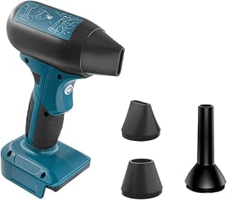 Souffleur à feuilles pour batterie DEWALT 20 V, pour Bosch 18 V, turbine à air avec 130 000 tr/min et 4 vitesses réglables à jet sec, design compact et léger (b)