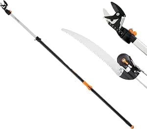 Fiskars 7.9-3.7m Extendabletree Pruning Stik Pruning Shears (92406935K) Pack of 1
