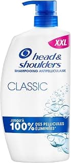 Head & Shoulders Classic Shampoing Antipelliculaire Avec Pompe 1000ml. Usage Quotidien. Jusqu'à 100% des Pellicules Éliminées, Cliniquement Prouvé.
