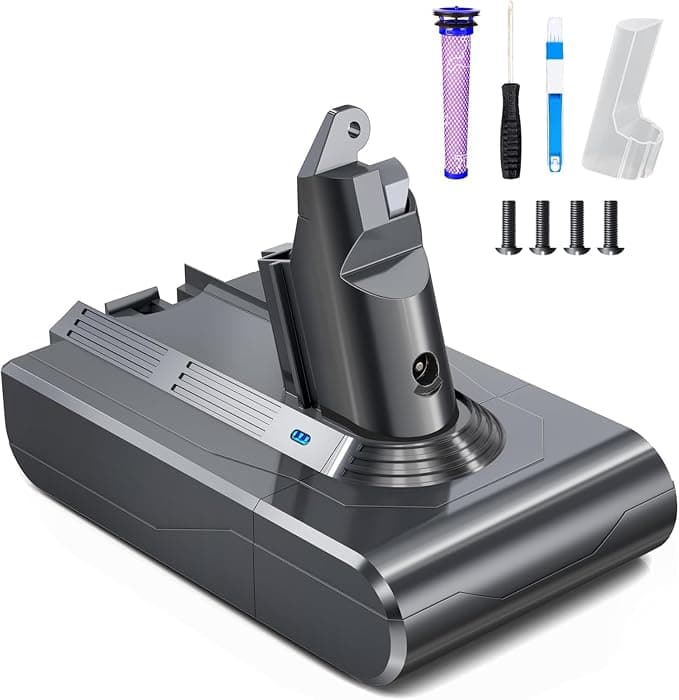 Battery for Dyson V6 DC62 DC58 DC59 DC61 DC72 DC74 V6 Handheld Vacuum Cleaner Battery Replacement V6 Animal Absolute Motorhead Fluffy SV03 SV04 SV05 SV06 SV07 SV09 VTC4 - Image 1