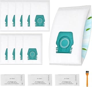Lot de 10 Sacs D'aspirateur pour Miele Pure TU Sacs à Poussière Guard S1/L1 Silence/Junior/Allergy/Parquet XL/Flex/AllFloor/Performance/Cat/Dog/Comfort/Red Pulse Series avec 3 Filtres D’évacuation